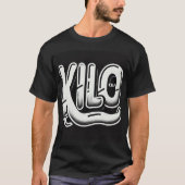 Kilo Typographie T-Shirt Design (Devant)