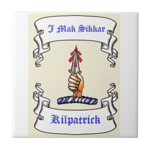 Kilpatrick Dagger I Mak Sikkar Tegeltje (Voorkant)