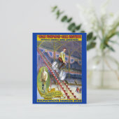 Kilpatricks Famous Ride  Circus Poster Briefkaart (Staand voorkant)