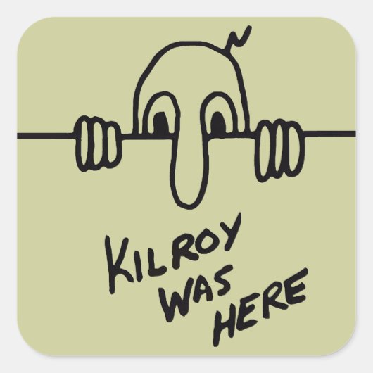 Kilroy Était Ici Sticker (Devant)