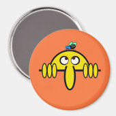 Kilroy Vlieg op hoofd Magneet (Voorkant / Achterkant)