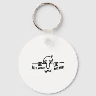 Kilroy Was Here - Tweede Wereldoorlog, WW2, Histor Sleutelhanger