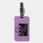 Kilroy was hier bagagelabel (Voorkant verticaal)