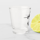 Kilroy was hier shot glas (Links)