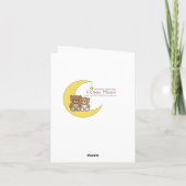 Kilt écossais de jeune mariée et de marié de carte (Dos)