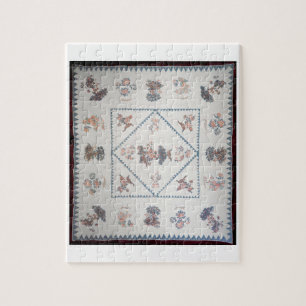 Kilt in "Broderie Perse", c.1800 (toegepast, print Legpuzzel