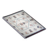 Kilt in "Broderie Perse", c.1800 (toegepast, print Notitieboek (Rechterzijde)