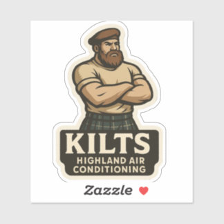 Kilts - Highland Airconditioning Sticker