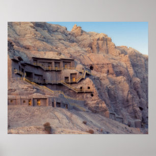 Kilzil Thousand Buddha Caves, Kuche, vlakbij Poster