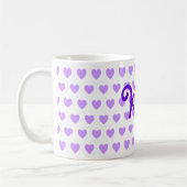 Kim in het Paars Koffiemok (Links)