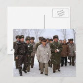 Kim Jong-il, Noord-Korea Briefkaart (Voorkant / Achterkant)