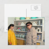 Kim Jong-il, Noord-Korea Briefkaart (Voorkant / Achterkant)