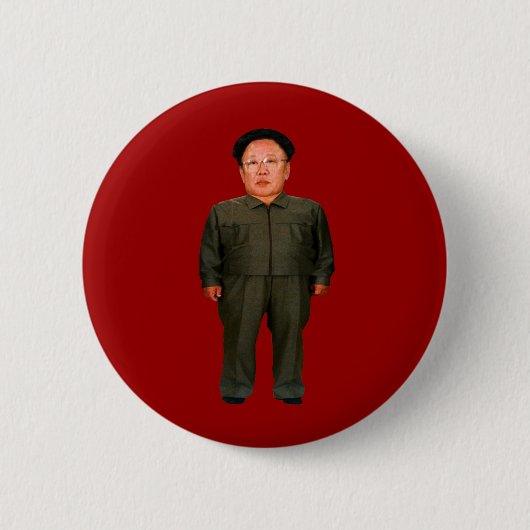 Kim Jong illin' Ronde Button 5,7 Cm (Voorkant)