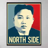 Kim Jong Un - Côté Nord - Poster Propagande - (Devant)