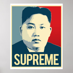 Kim Jong Un - Hoogste Poster - Propaganda -