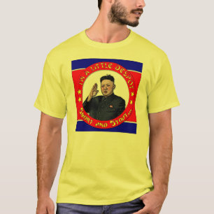 Kim Jong Un - Ik ben een kleine despot, kort en kr T-shirt