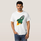 Kim Jong-un Rocketman T-shirt (Voorkant volledig)
