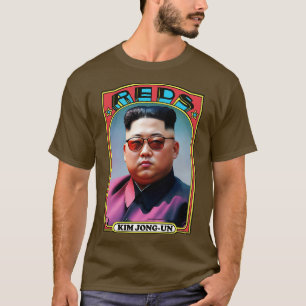 Kim JongUn Retro Communistische Handel D T-shirt