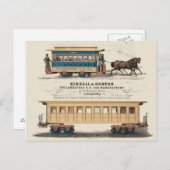 Kimball & Gorton Philadelphia R.R. Auto-fabricage Briefkaart (Voorkant / Achterkant)