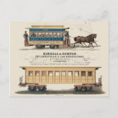 Kimball & Gorton Philadelphia R.R. Auto-fabricage Briefkaart (Voorkant)