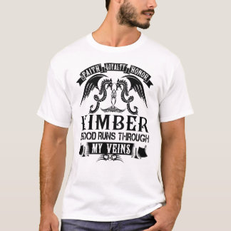 KIMBER bloed loopt door mijn vinnen T-shirt