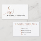 Kimber Christelijk Visitekaartje (Voorkant / Achterkant)