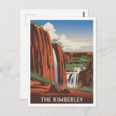 Kimberley Australia Vintage Briefkaart (Voorkant / Achterkant)