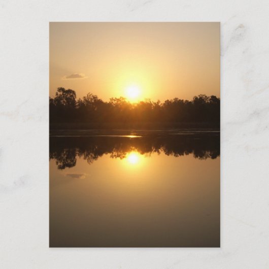 Kimberley Sunset Briefkaart (Voorkant)