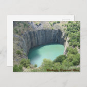 Kimberly Diamond Mine Hole Briefkaart (Voorkant / Achterkant)