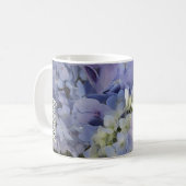 Kimberly Hydrangeas Mug #2 avec nom personnalisabl (Devant gauche)