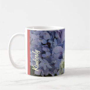 Kimberly Hydrangeas Mug #2 avec nom personnalisabl