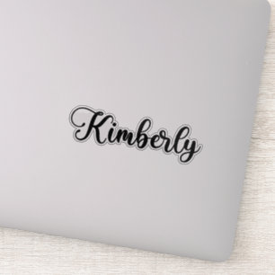 Kimberly Name - Handgeschreven kalligrafie Sticker