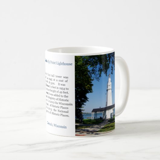 Kimberly Point Lighthouse Mug Koffiemok (Voorkant rechts)