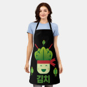 Kimchi Asian Food Schort (Gedragen)