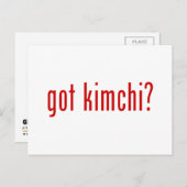 Kimchi? Briefkaart (Voorkant / Achterkant)