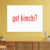 Kimchi? Canvas Afdruk (Insitu (Woonkamer))