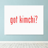 Kimchi? Canvas Afdruk (Insitu (Houten vloer))