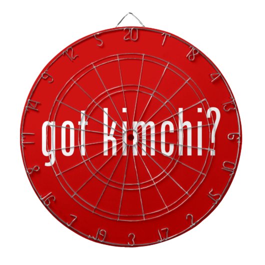 Kimchi? Dartbord (Voorkant)