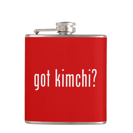 Kimchi? Heupfles (Voorkant)