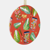 Kimchi Ingrediënten Fun Fermentation Waterverf Keramisch Ornament (Rechts)