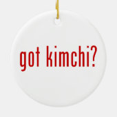 Kimchi? Keramisch Ornament (Achterkant)