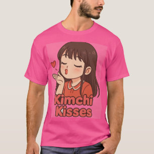 Kimchi Kisses - Jolie T-shirt Kawaii pour amoureux