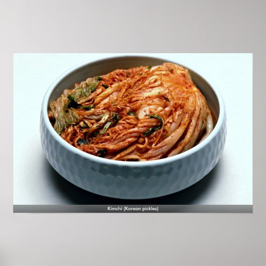 Kimchi (Koreaanse augurken) Poster (Voorkant)