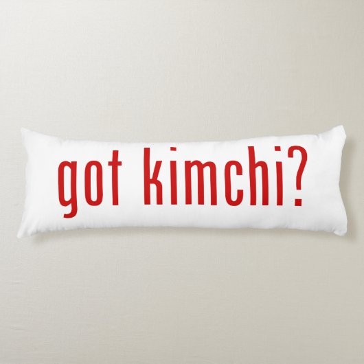 Kimchi? Lichaamskussen (Voorkant)