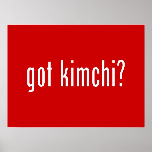 Kimchi? Poster (Voorkant)