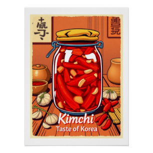 Kimchi - smaak van Korea Perfect Poster