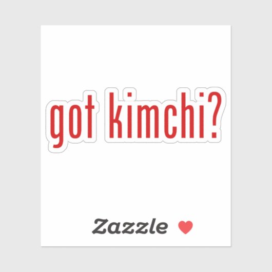 Kimchi? Sticker (Vel)
