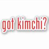 Kimchi? Sticker (Voorkant)