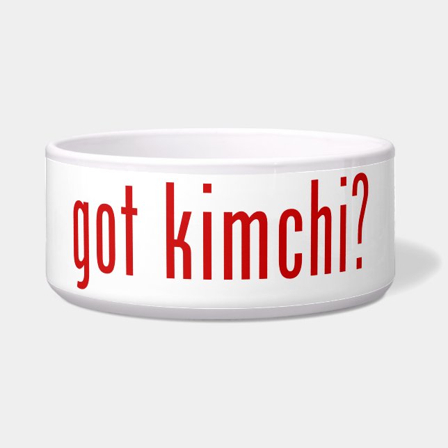 Kimchi? Voerbakje (Voorkant)