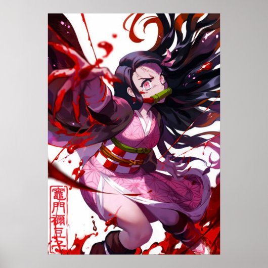 Kimetsu no Yaiba Nezuko Poster (Voorkant)